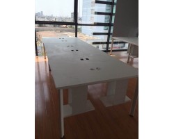 Thanh lý bàn làm việc nhóm, bàn họp chân sắt như mới